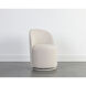 Cavoli Effie Linen Swivel Dining Chair, Swivel